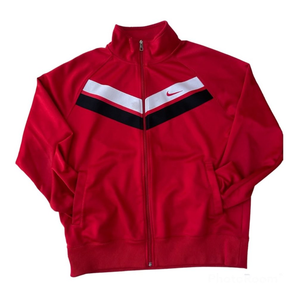 Vintage Nike Jacket Men's Size Large Red - Picture 2 of 11